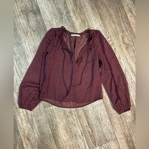Abercrombie & Fitch Sheer Blouse